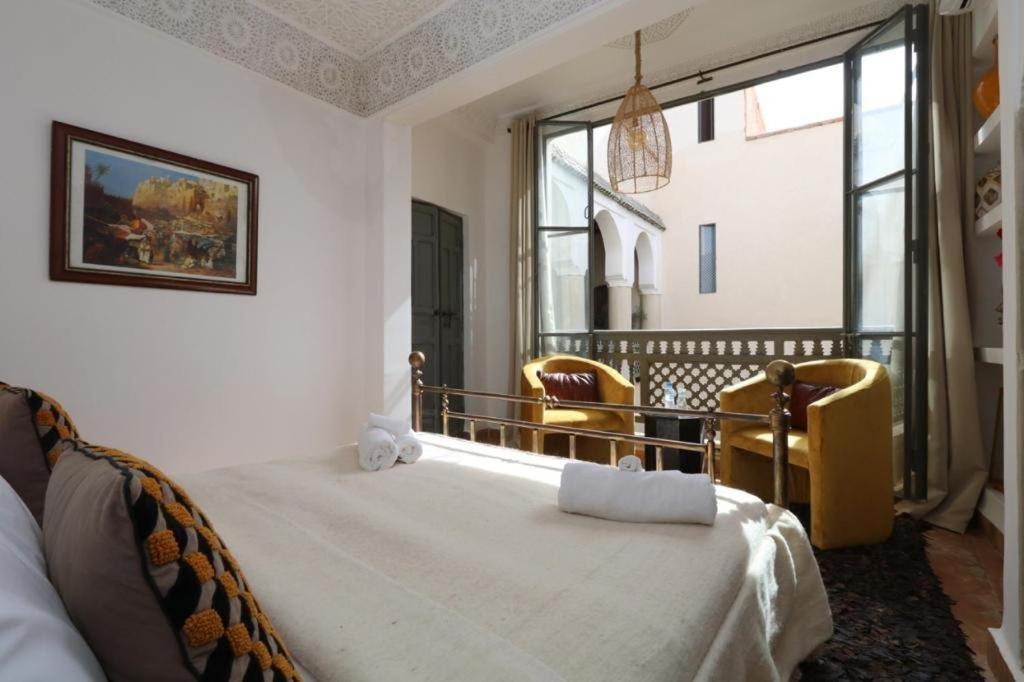 Riad103 chauffée sur le jacuzzi in rooftop&pool SPA Marrakesh Extérieur photo