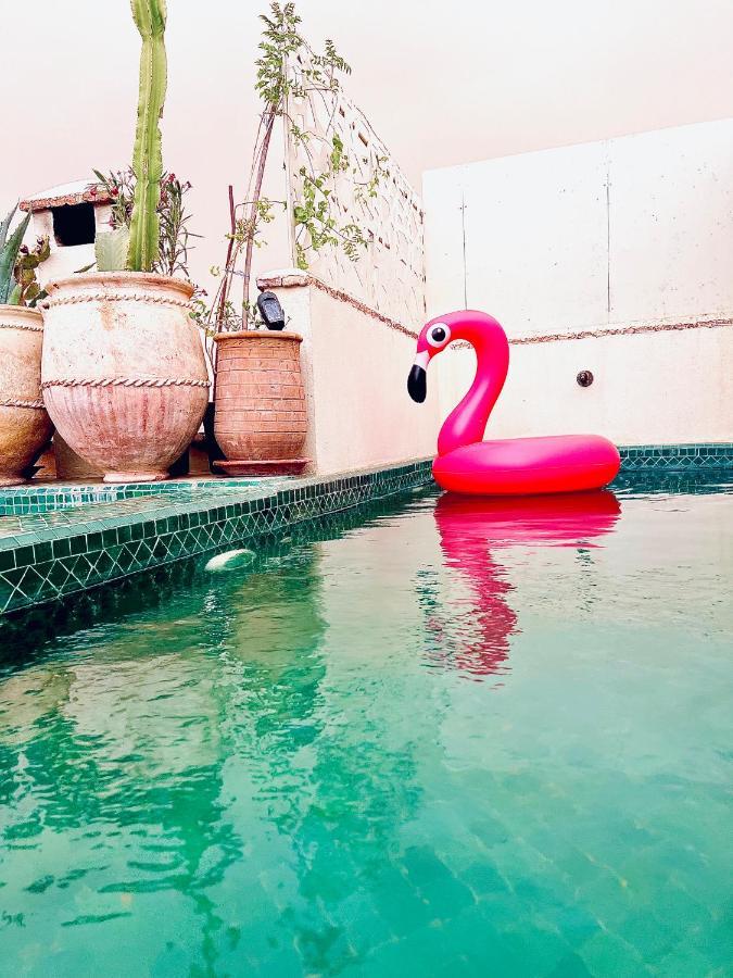 Riad103 chauffée sur le jacuzzi in rooftop&pool SPA Marrakesh Extérieur photo